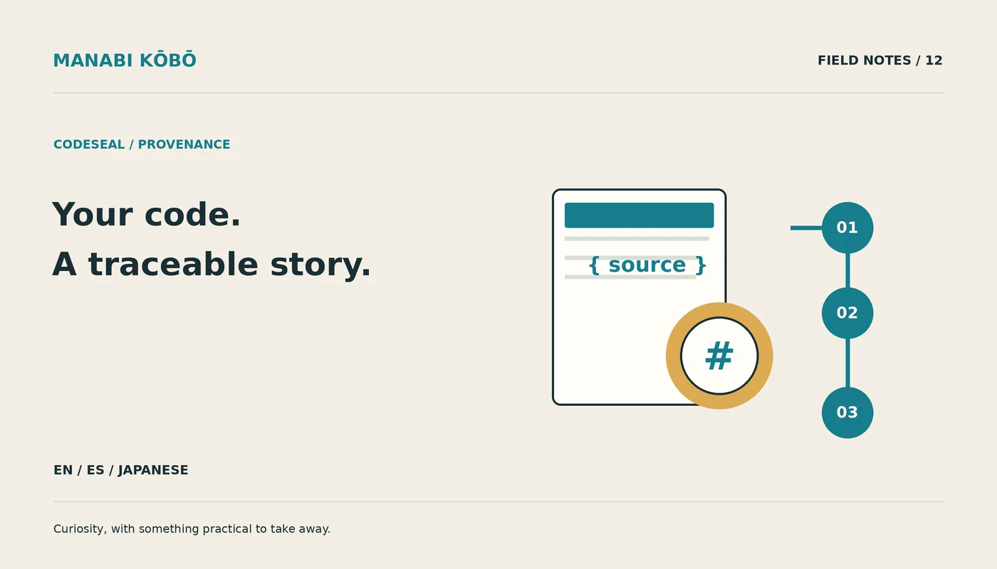 CodeSeal: give your source code a history you can actually inspect
