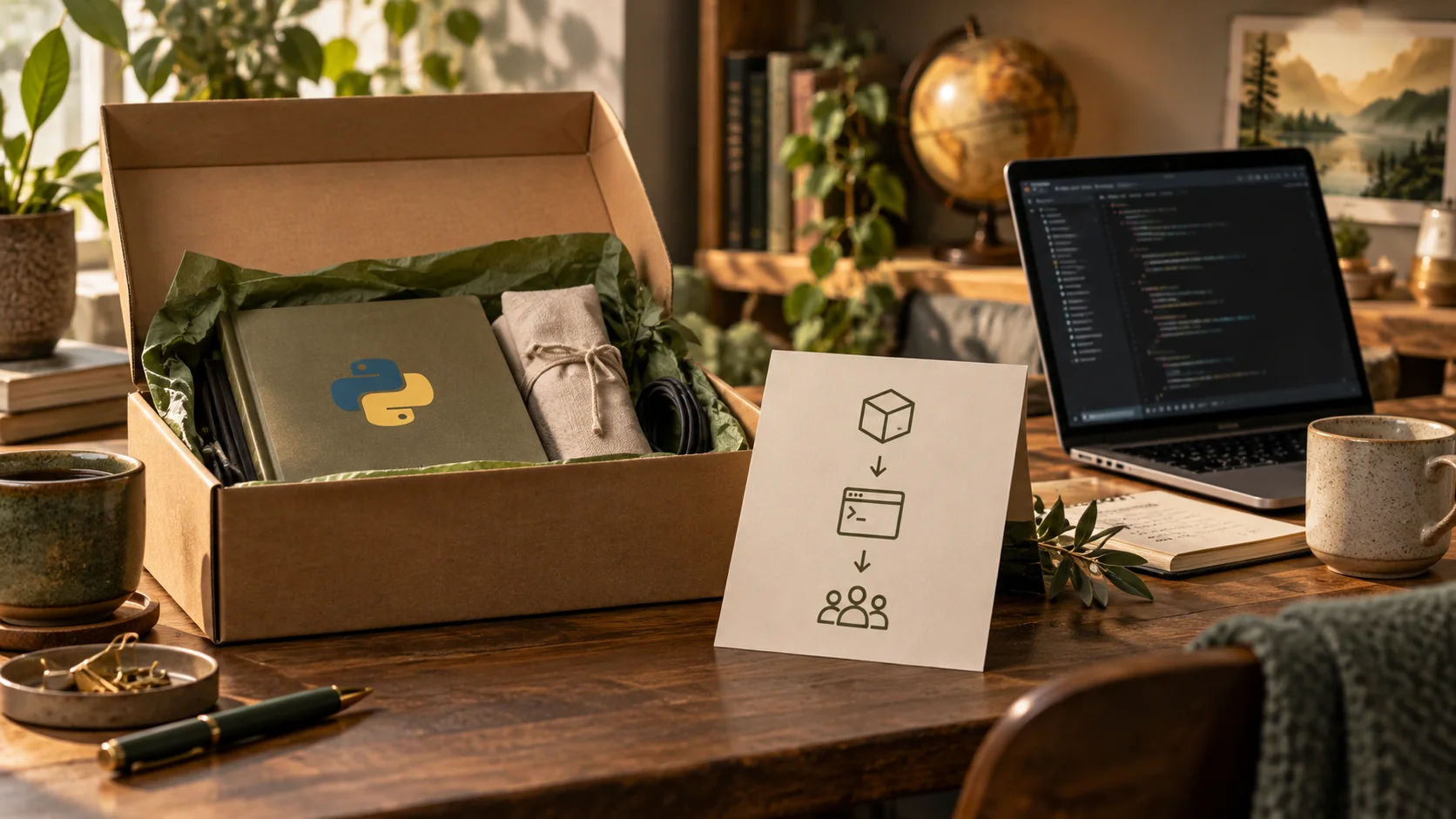 A Python bootcamp should leave you with a tool someone else can run